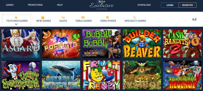 exclusive casino $ free