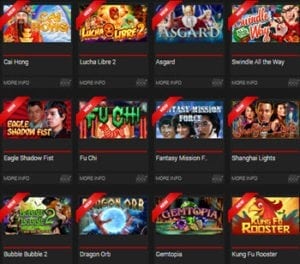 Bovegas Casino Games