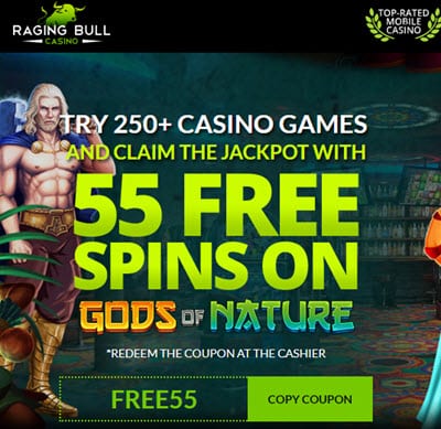 raging bull no deposit codes