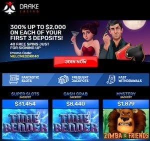 drake casino promo code