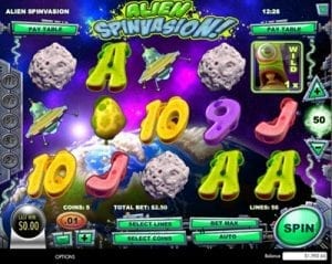 Alien Spinvasion Slots