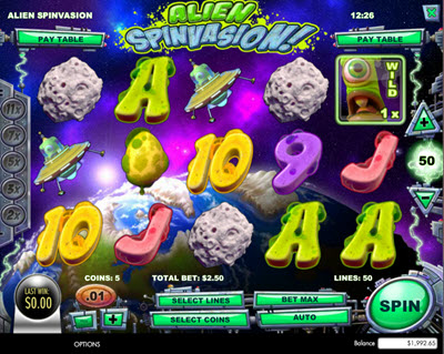 Alien Spinvasion Slots