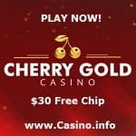 Cherry Gold Casino $30 no deposit bonus codes