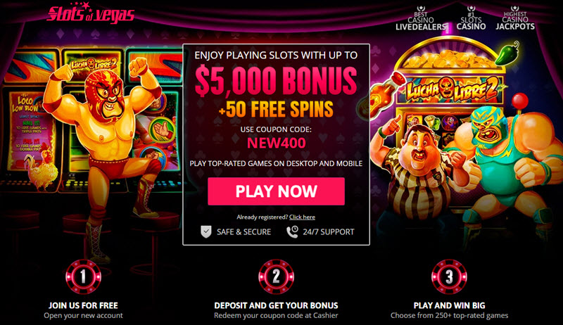 slots of vegas $ free spins