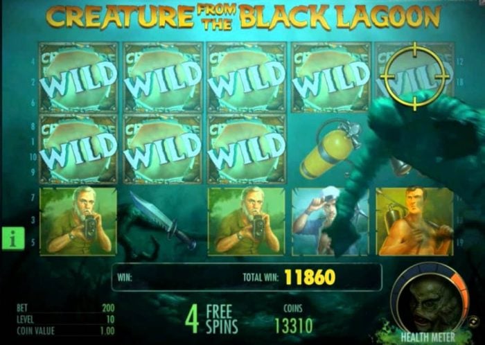 Creature from the Black Lagoon Slot Machine - (NetEnt) Slots