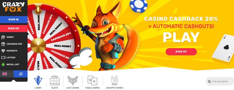 crazyfox casino