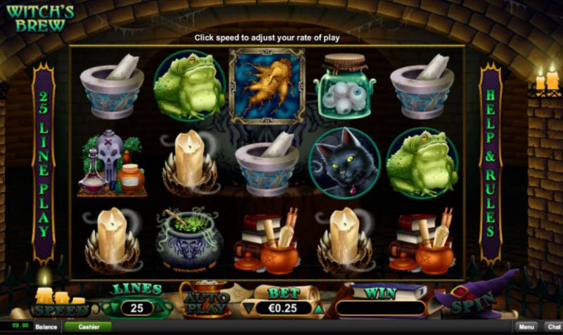 Halloween Witch’s Brew Slot Review