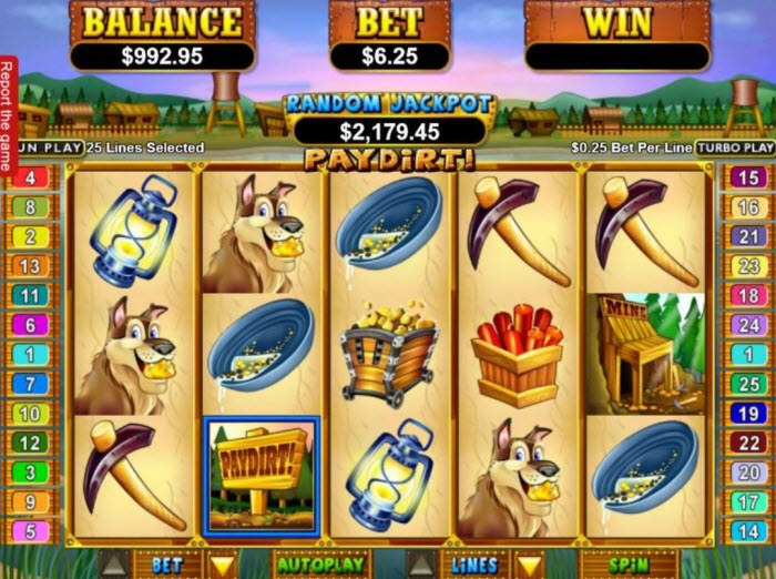 PayDirt Slot Machine