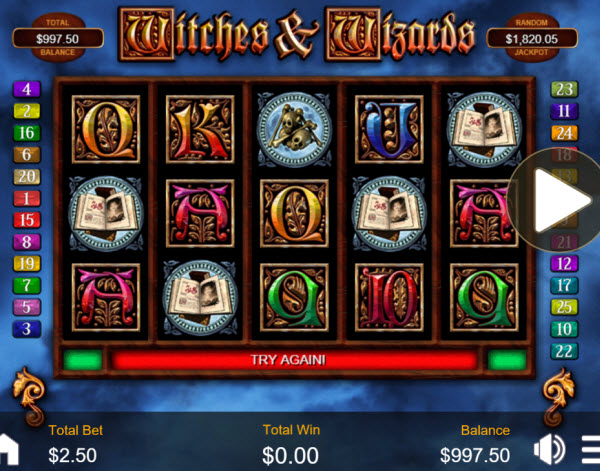 Witches & Wizards Slot Machine