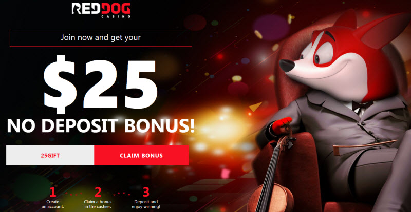 Red Dog Casino No Deposit Bonus Codes. $25 Free at Red Dog!