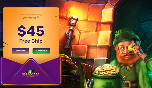 Shazam Casino No Deposit Bonus Codes