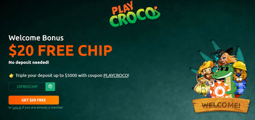 playcroco free spins